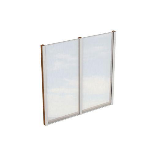 Skan Holz zijwand polycarbonaat vrijstaand 2