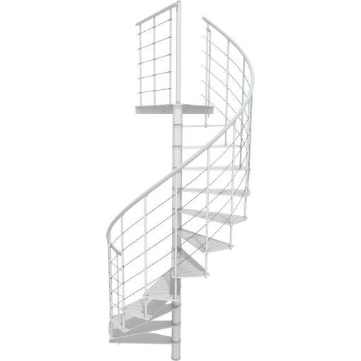Minka Spiltrap Milano wit Wendeltrappen 2
