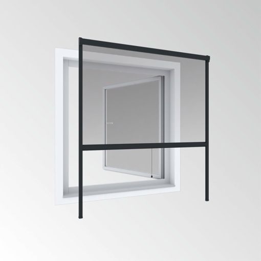 Windhager insectenschermrol PLUS antraciet vliegenscherm 2