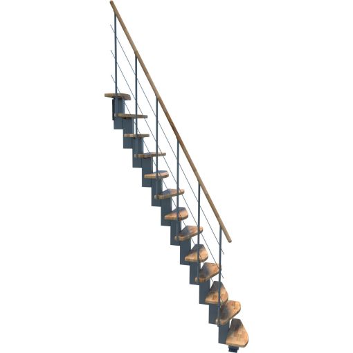 Minka middenboom trap Quatro grijs 2
