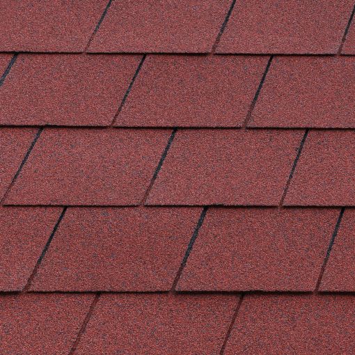 Skan Holz bitumendakshingles rechthoek rood 2