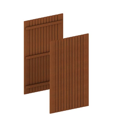 Binto afvalcontainerkast Uitbreidingsbekleding Hardhout 2