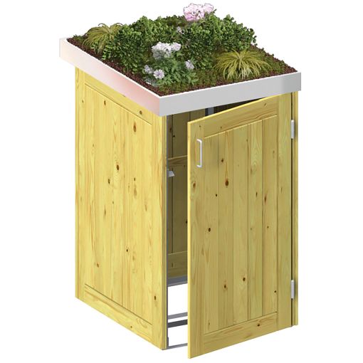 Binto afvalcontainerkast voor 1 container, 2