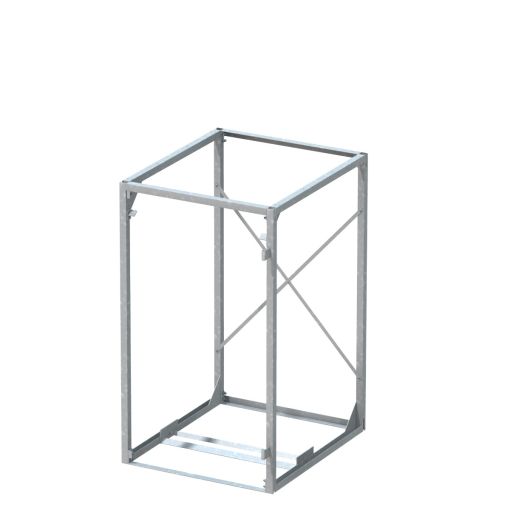 Binto afvalbak Basisframe Metaal Afvalcontainerkasting 2