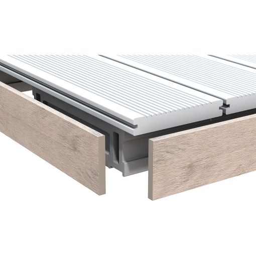 TraumGarten WPC-terrasplank Afwerkingslijst DREAMDECK BiColor 2
