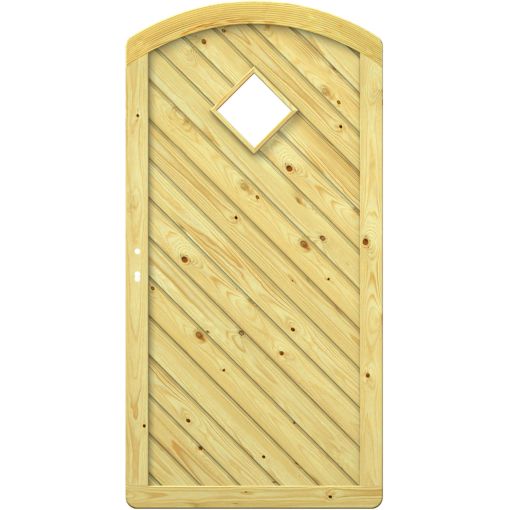 TraumGarten schutting GADA hout poort 2