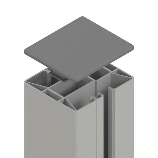 TraumGarten schutting SYSTEEM Klempalen Zilver 2