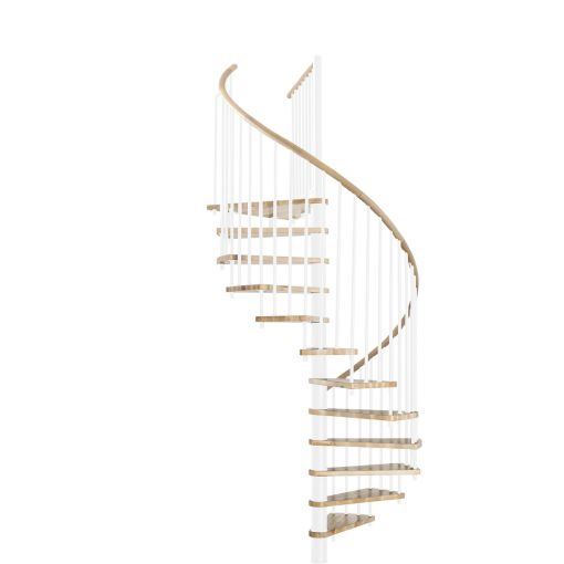 Minka Spiltrap Spiral Wood wit 2