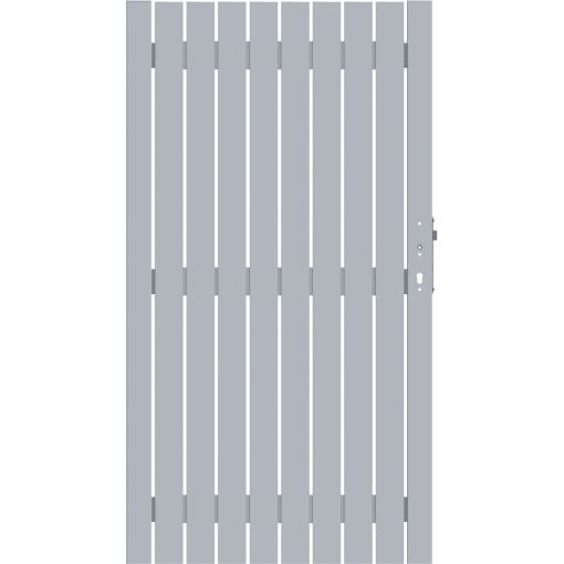 TraumGarten Alu-Poort Schutting SQUADRA Zilver 2