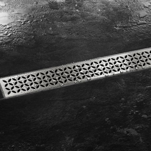 Schlüter-KERDI-LINE-IF EB douchegoot afdekking V4A 2