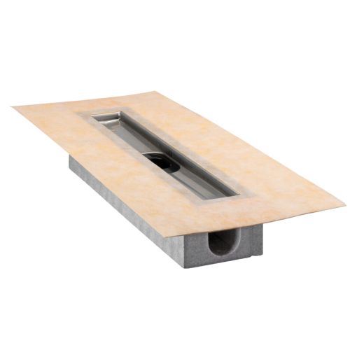 Schlüter-KERDI-LINE H douchegoot V4A roestvrijstaal 2