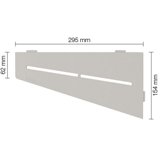 Schlüter-SHELF-E-S3 TSBG PURE Alu structuurcoating 2