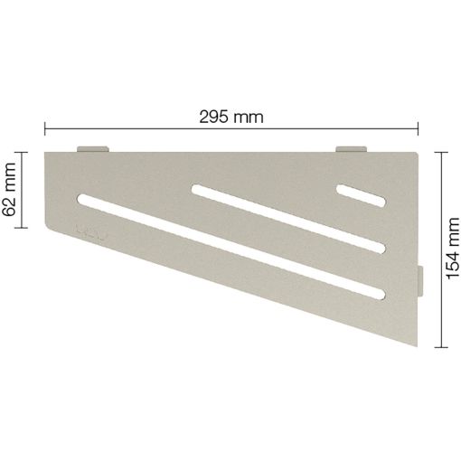 Schlüter-SHELF-E-S3 TSC WAVE Alu gestructureerde 2