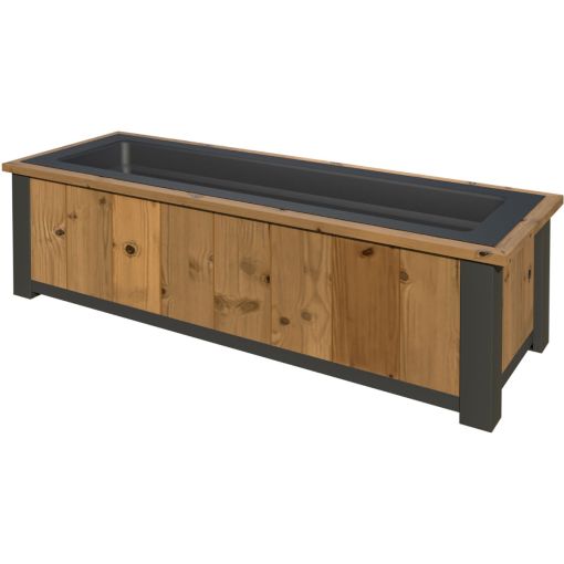 TraumGarten Thermo-Hout 4-hoek plantenbak met 2