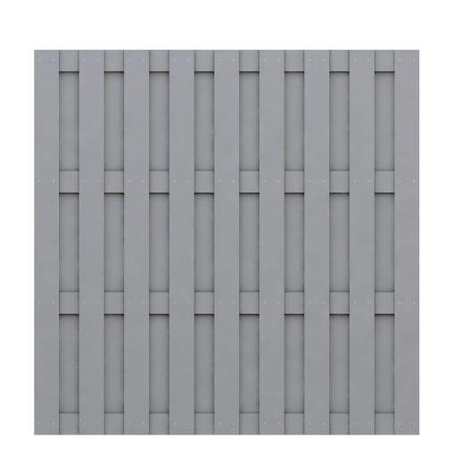 TraumGarten schutting JUMBO WPC grijs 2