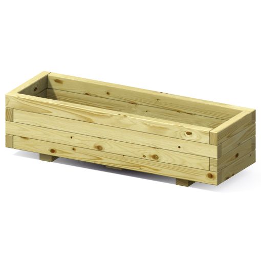 TraumGarten Plantenbak CORA naaldhout vierkant 2