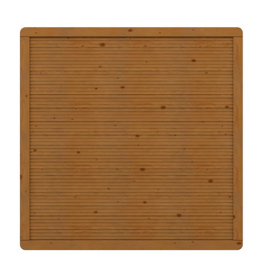 TraumGarten schutting ARZAGO hout bruin 2