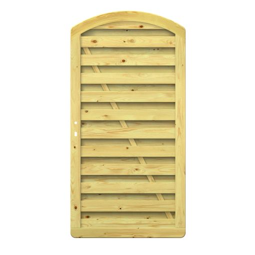 TraumGarten schutting-poort hout XL rond 2