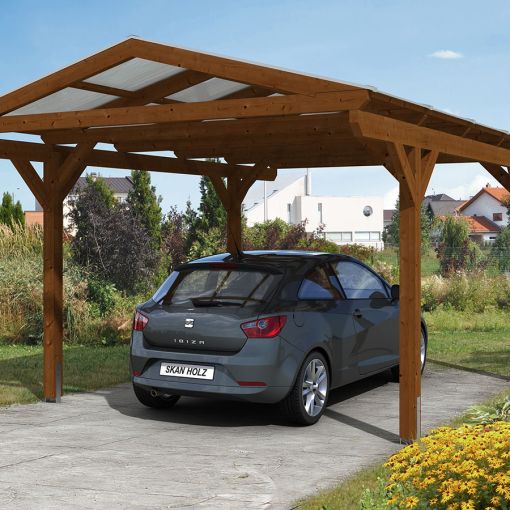 Skan Holz enkelplek carport Westerwald 2