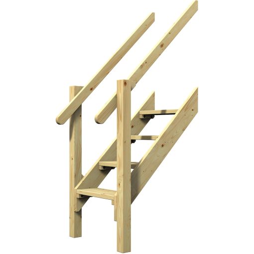 WINNETOO Trap met leuning voor 2