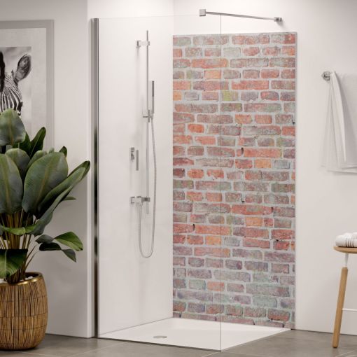 Winwall douchewand alucomposiet baksteenmotief 2