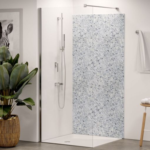 Winwall douchewand Aluverbond Graniet Cristal 2