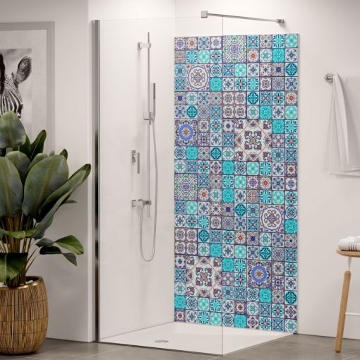 Winwall douchewand Aluminiumcomposiet tegellook 2