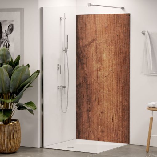 Winwall douchewand Aluverbund Altholz 2