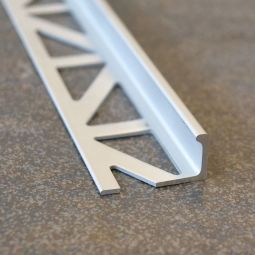 BLANKE tegelstrip Aluminium zilverkleurig mat 5
