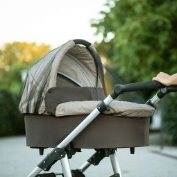 Windhager kinderwagennetz 130x70x33cm anthraciet 4