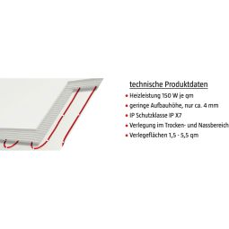 Wellker elektrische vloerverwarming E-Heat Individual 4