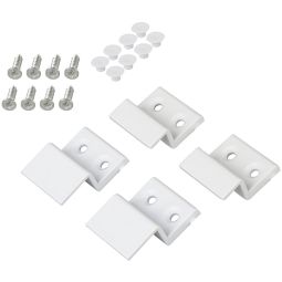 Windhager vliegenscherm instelhoek set wit 4