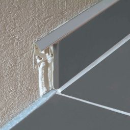 BLANKE Tegelprofiel Driehoekprofiel Aluminium Roestvrijstaalmetallic 6
