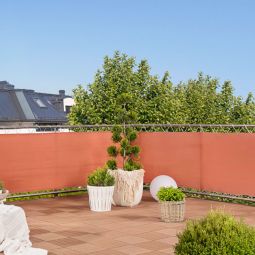 Windhager Balkonblende SYLT terracotta privacyscherm 4