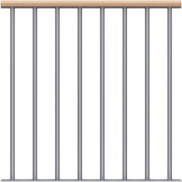 DOLLE balustrade voor middenboom trap 6