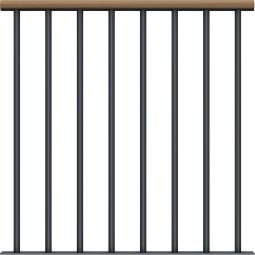 DOLLE balustrade voor middenboom trap 4