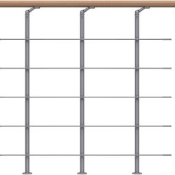 DOLLE balustrade voor middenboom trap 3