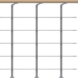 DOLLE balustrade voor middenboom trap 7