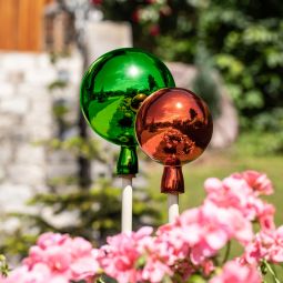 Windhager rozenbol handgeblazen gespiegeld oranje 4