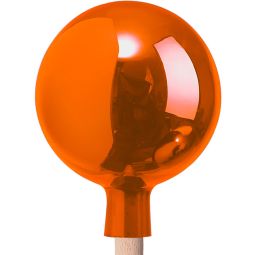 Windhager rozenbol handgeblazen gespiegeld oranje 3
