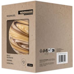 Windhager Rosenkugel 15cm multi-color bruin 3