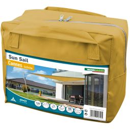 Windhager zonnezeil CANNES geel zonnescherm 6