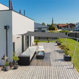 Windhager zonnezeil CANNES antraciet zonnescherm 4