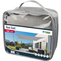 Windhager Zonnezeil CAPRI grijs Zonnescherm 5