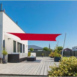 Windhager Zonnezeil CANNES Rechthoek baksteen 4