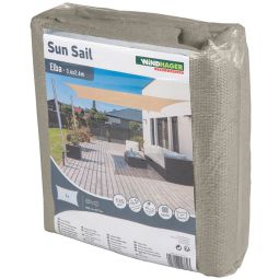 Windhager Zonnezeil ELBA Driehoek 3,6x3,6x3,6 3