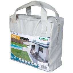 Windhager Zonnezeil CANNES Vierkant wit 3