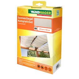 Windhager zonnezeilset crèmewit 270x140 cm 5