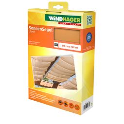 Windhager zonnezeil-spansysteem zand 3