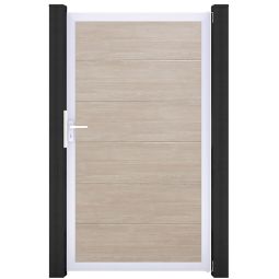 GroJa Einzelpoort BasicLine PVC-steekzaun Sheffield 3